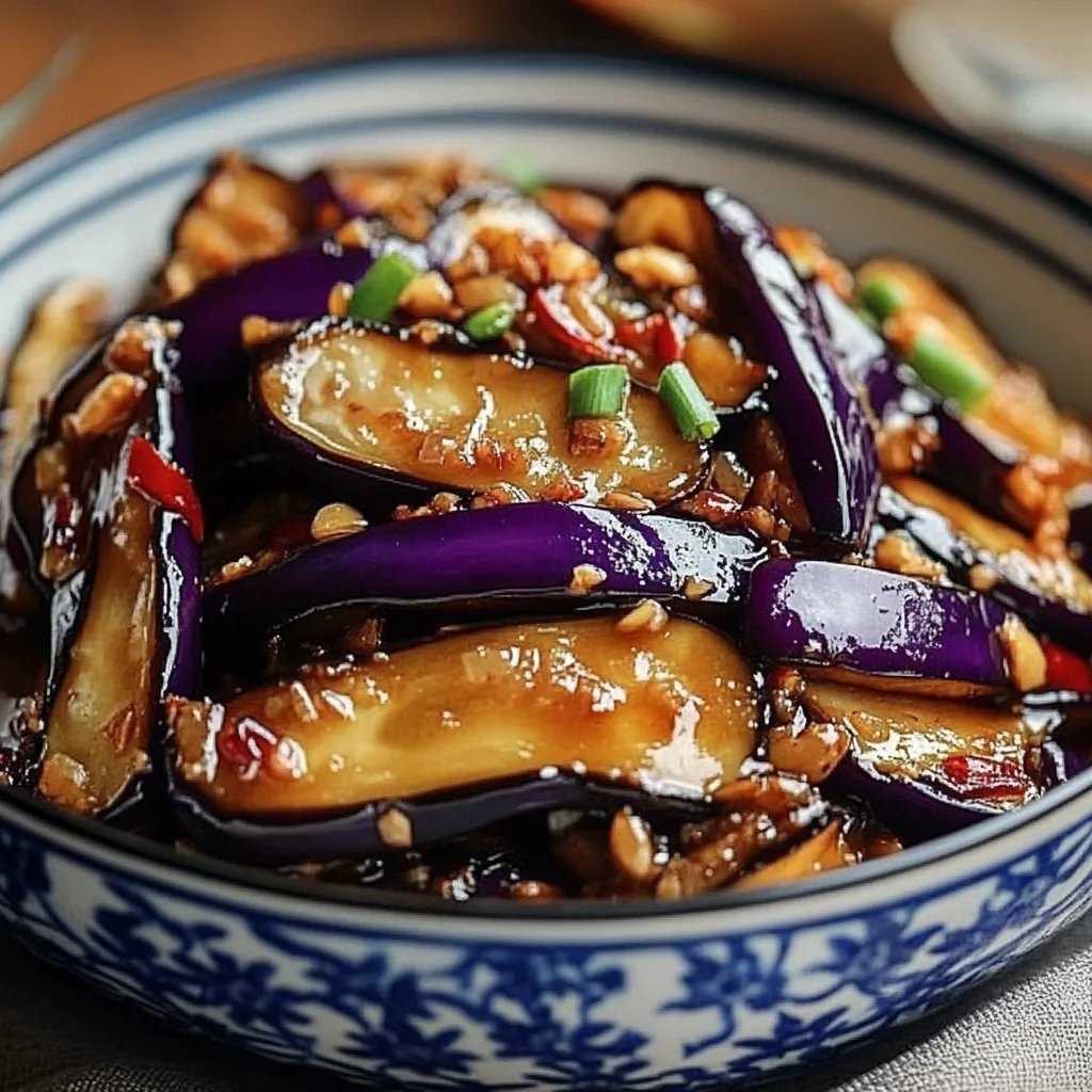 Chinese Eggplant with Garlic Sauce