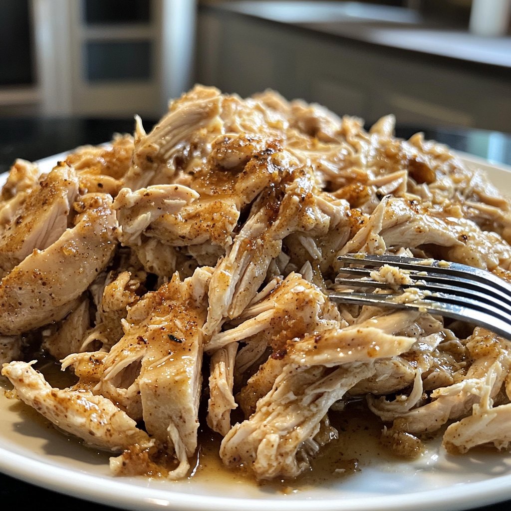 Simple Slow Cooker Shredded Chicken