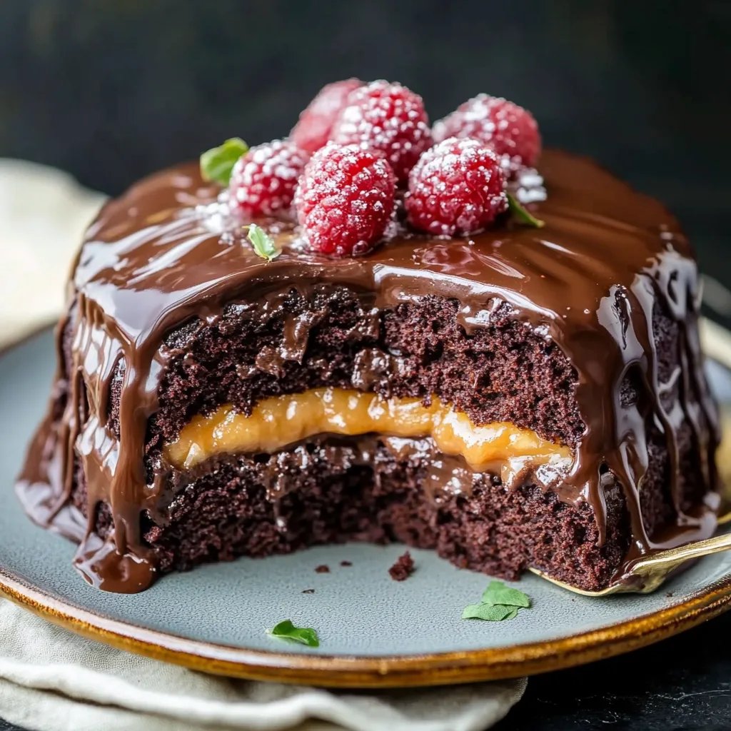 Salted Caramel Chocolate Cake