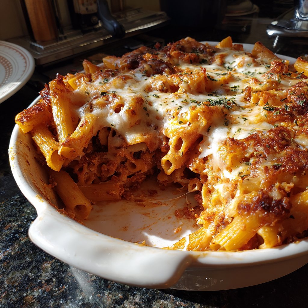 Classic Comfort Food Baked Ziti