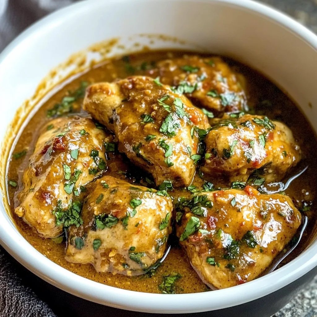 Crockpot Thai Peanut Chicken