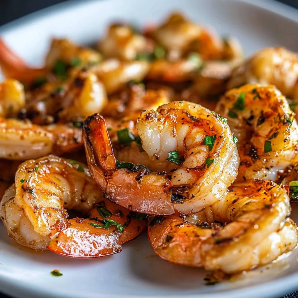 Easy Garlic Smoked Shrimp